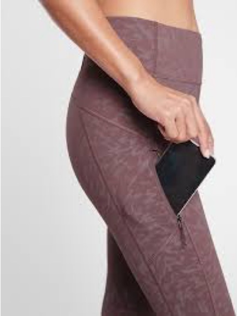 Athleta Rainier Reflective Printed High Rise Tights leggings